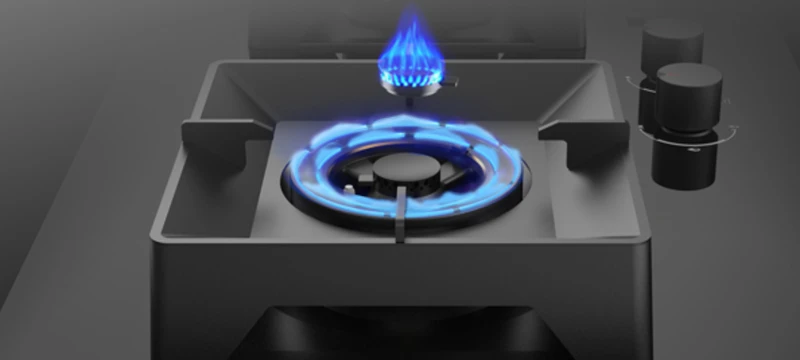 Ring-Shaped Runway Flame 2 Ring Gas Cooker Ring-Shaped Runway Flame 2 Ring Gas Cooker